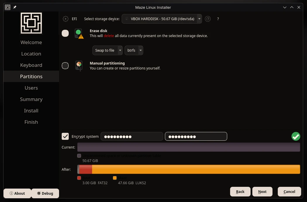 Partitions — the important one