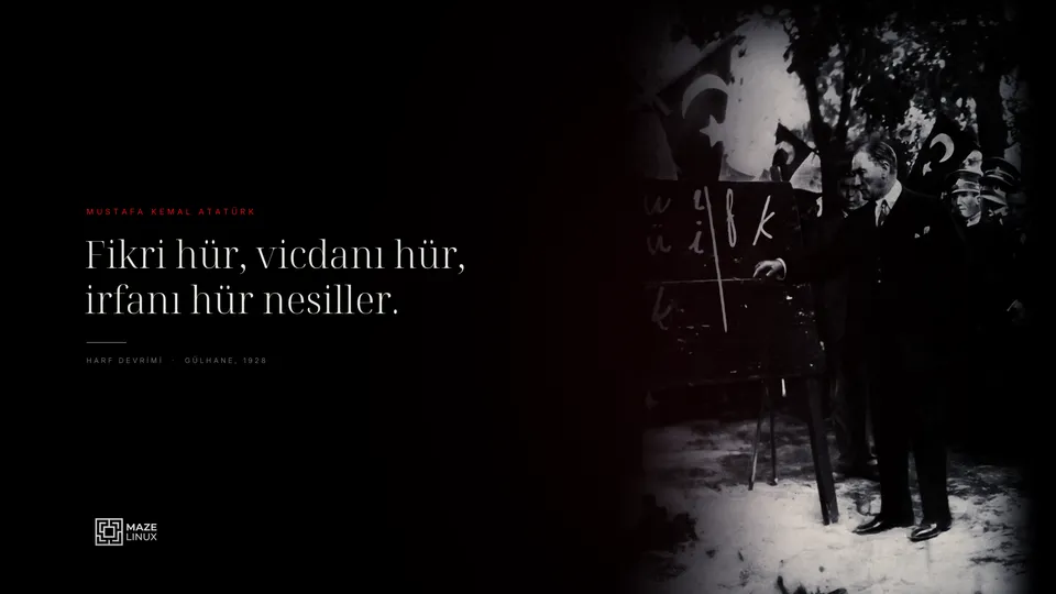 Atatürk — Harf Devrimi